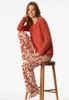 Schiesser Damen Schlafanzug lang Gr. 38  oliv Produktbild-Vorschau 1