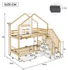 Merax Etagenbett Kinderbett 90x200 cm mit Schubladen, Produktbild-Vorschau 11
