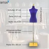 Design Schneiderpuppe Royal Blau MS-19195 Produktbild-Vorschau 7