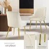 Chaise rembourrée Avane, aspect velours, capacité de charge Voir les images du produit 4