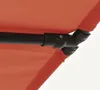 vidaXL Parasol z aluminiowym drążkiem 180x110 cm terakota Podgląd zdjęcia produktu 15