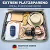 Mikrofaser-Handtuch mit Struktur - Navy/Rand: Grau, 160x80 Produktbild-Vorschau 5