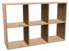 Topeshop MALAX 2X3 ARTISAN, Prírodné drevo, 6 police/políc, Náhľad obrázku produktu 4
