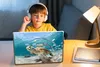 MuchoWow® Laptop Aufkleber Sticker Cover Schildkröte - Produktbild-Vorschau 3