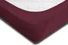 2 Spannbettlaken  bordeaux 140x200 cm - 160x200 cm Produktbild-Vorschau 4