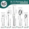 A diagram showing different types of flatware with dimensions and weights. Produktbild-Vorschau
