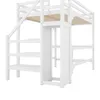 okwish Hochbett 140x200 Kinderbett mit L-förmiger Produktbild-Vorschau 6
