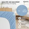 Komfortec Jersey Spannbettlaken 90x200 cm, 100% Baumwolle, Produktbild-Vorschau 5