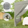 Outsunny Pavillon 2,5x2,5m wasserabweisend Stabil Produktbild-Vorschau 8