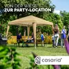 CASARIA® Pavillon Capri 3x3m Pop-Up UV-Schutz 50+ Produktbild-Vorschau 4