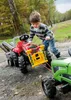 Traktor na pedały Rolly Junior RT z bocznicą czerwono-szary Podgląd zdjęcia produktu 2