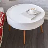 Table basse ronde avec rangement, 60 cm Voir les images du produit 6