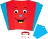 Wolkenstürmer Kinderdrachen Sled Smile (rot), Produktbild-Vorschau 1