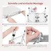 WOLTU Campingtisch Höhenverstellbar, 60x40cm Tischplatte, Produktbild-Vorschau 6