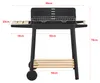 Grillwagen 'Ari' 78x86x30cm Schwarz/Bambus Produktbild-Vorschau 7