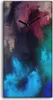 Küche Wohnzimmer Wand Leinwand Uhr 30x60 Malerei abstrakte Produktbild-Vorschau 1