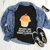 Mr. & Mrs. Panda Größe L T-Shirt Cupcake - Schwarz - Produktbild-Vorschau 2