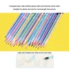 30Pcs Crayon HB Antidérapant MultiColor avec gomme Enfants Voir les images du produit 8