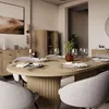 Esstisch OVARO ausziehbar Eiche Cremona 100-188x90x75 cm – Produktbild-Vorschau 8
