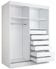 Szafa przesuwna 150x200cm - Biały Mat - Szafa przesuwna Podgląd zdjęcia produktu 4