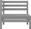 vidaXL Garten-Ecksofas 2 Stk. Grau Massivholz Kiefer Produktbild-Vorschau 3