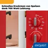 Exquisit Retro-Mikrowelle 700 Watt, 25,5 cm Drehteller, Produktbild-Vorschau 6