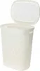 A white laundry basket with an open lid. Podgląd zdjęcia produktu