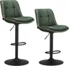 VASAGLE Barhocker 2er Set, höhenverstellbar, drehbar, mit Produktbild-Vorschau 1