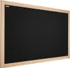 Lavagna nera con cornice in legno naturale 70x50 cm Anteprima dell’immagine prodotto 9