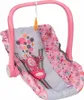 BABY born Babyschale rosa / grau, Puppen Babytrage fr 36 Produktbild-Vorschau 2