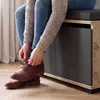 Schoenenkast 'Brande' met 4 vakken, 2 klepdeuren, 80 x 35 x Productafbeelding-voorbeeld 5