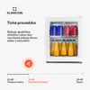 Klarstein Chladnička, mini chladnička so sklenenými Náhľad obrázku produktu 6