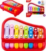 Edukacyjne organki, cymbałki czerwone Podgląd zdjęcia produktu 1