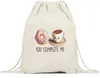 You Complete Me Turnbeutel Gymsack Kaffee Donut Produktbild-Vorschau 1