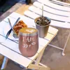 Roségouden wijnglas van roestvrij staal, cadeau voor een Productafbeelding-voorbeeld 7