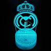 Noční světlo s logem Realu Madrid pro děti 16 LED 3D + Náhled obrázku produktu 2