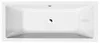 Aqualine NISA rechthoekige badkuip, 180x70x42 cm, wit Productafbeelding-voorbeeld 3
