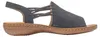 Rieker scarpe da donna sandali sandalo blu casual, numero Anteprima dell’immagine prodotto 9