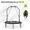 Diagram showing dimensions and weight capacity of a trampoline. Náhľad obrázku produktu