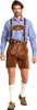 Steigenhöfer Traditionelle Lederhose für Herren mit Trägern Produktbild-Vorschau 2