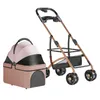 Hundewagen klappbar Transporttasche Hundebuggy bis 15kg Produktbild-Vorschau 2
