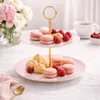 Etagere 2 stöckig Keramik Servieretagere 24 cm Produktbild-Vorschau 1