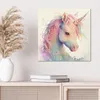 DEQORI Hybrid Leinwand Bild 50x50 cm 'Magische Mähne' Produktbild-Vorschau 4
