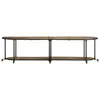 vidaXL TV-Regal 160x42x40 cm Raues Mangoholz Produktbild-Vorschau 2