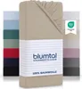 Blumtal lenzuolo per topper in cotone 140x200cm Basics Anteprima dell’immagine prodotto 1