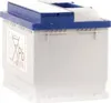 A car battery is shown against a white background. Produktbild-Vorschau