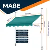 Tenda da sole a morsetto KESSER® con manovella per balconi, Anteprima dell’immagine prodotto 5