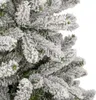 vidaXL Umelý vianočný stromček Skladací zasnežený 210 cm Náhľad obrázku produktu 5