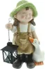 Dekofigur "Mädchen mit Laterne" Outdoor Gartendeko, Produktbild-Vorschau 2