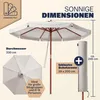 Kingsleeve Ombrellone in Legno 330cm UV50+ Idrorepellente Anteprima dell’immagine prodotto 2